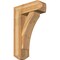 Ekena Millwork Thorton Craftsman Rough Sawn Bracket w/ Offset Brace, Western Red Cedar, 8"W x 22"D x 34"H BKT0806X22X34THR04RWR - alternate 1